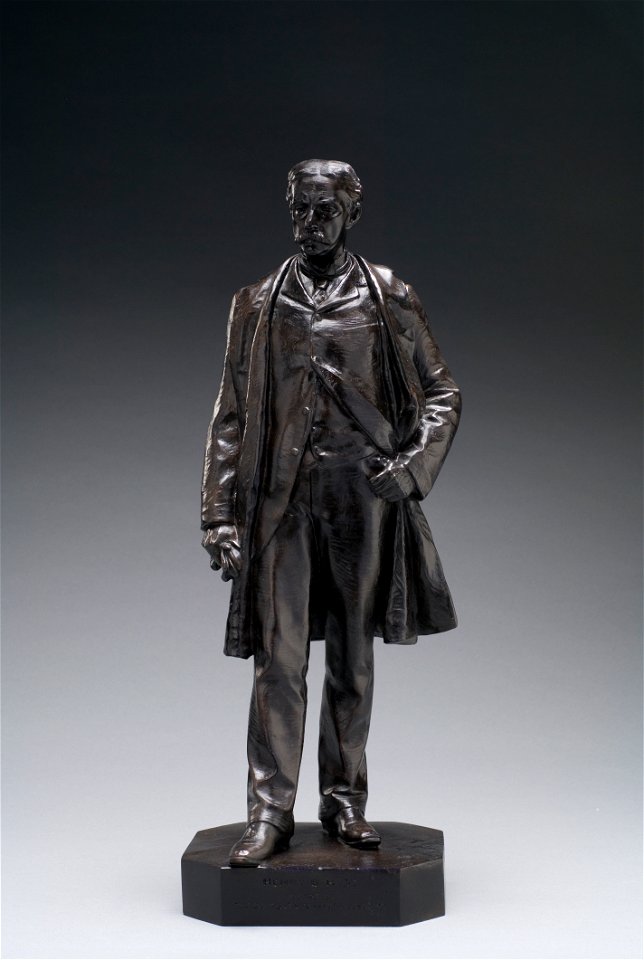 Henry Baldwin Hyde by John Quincy Adams Ward, 1901, bronze, from the National Portrait Gallery - NPG-NPG 75 42Hydev1 int