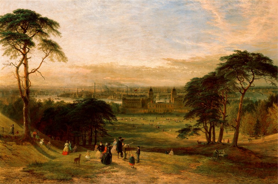 Henry Dawson - London from Greenwich Hill - Google Art Project