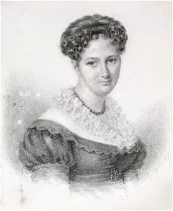 Henriette Seyler drawn by her sister Molly Seyler in 1827