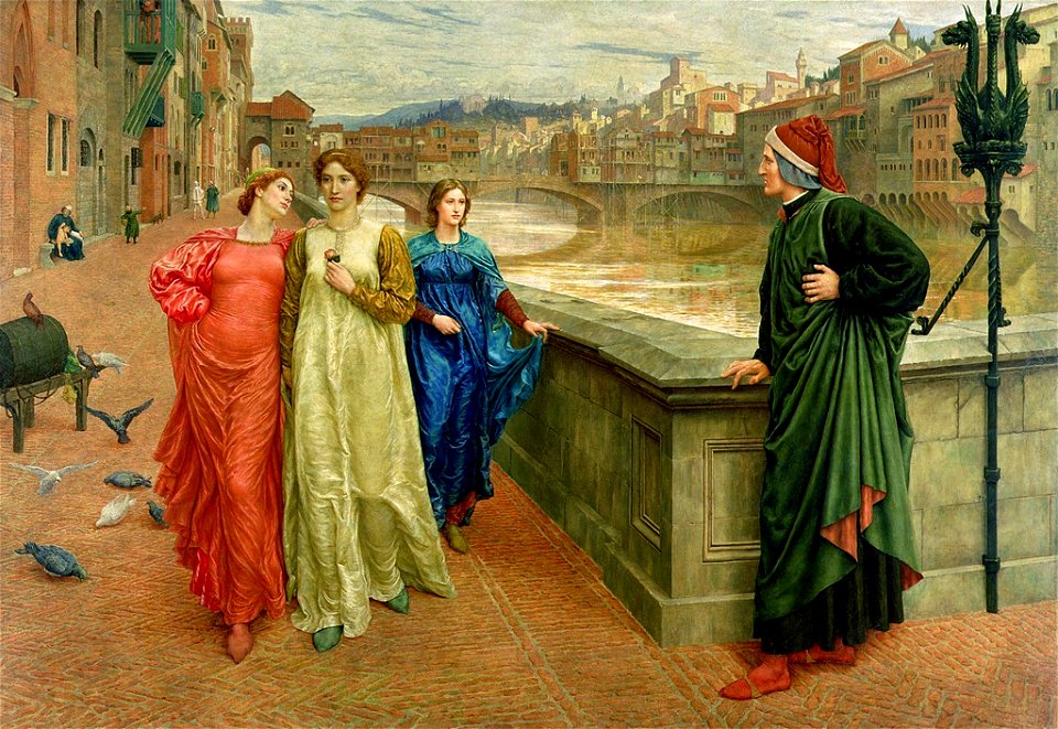 Henry Holiday - Dante meets Beatrice