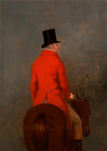 Henry Calvert - Portrait of Thomas Cholmondeley, 1st Lord Delamere, on His Hunter (study for The Cheshire Hunt at ... - Google Art Project