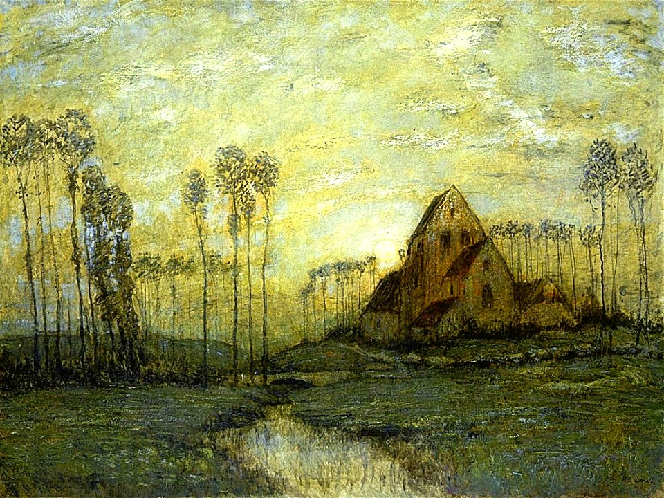 Henry Golden Dearth - An Old Church at Montreuil - 1909.7.17 - Smithsonian American Art Museum