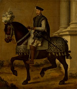 Henry II (1519–1559), King of France (by Workshop of François Clouet). Free illustration for personal and commercial use.