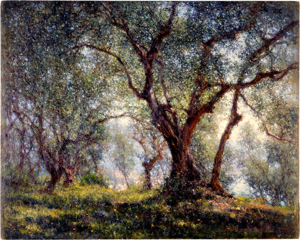 Henry Brokman - Les oliviers à Menton - PPP3663 - Musée des Beaux-Arts de la ville de Paris