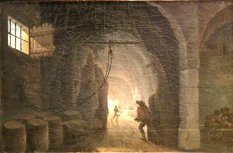 Henry d'Arles-Intérieur d'une grande cave