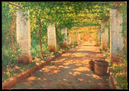 Henry Brokman - Pergola à Cocumella, Sorrente - PPP3665 - Musée des Beaux-Arts de la ville de Paris