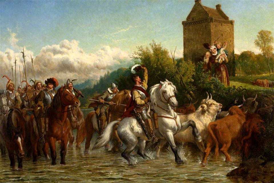 Henry Hetherington Emmerson (1831-1895) - Gilnockie Tower in 1530, Dumfriesshire - 1230254 - National Trust