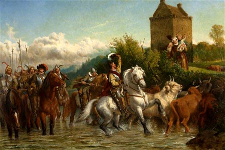 Henry Hetherington Emmerson (1831-1895) - Gilnockie Tower in 1530, Dumfriesshire - 1230254 - National Trust