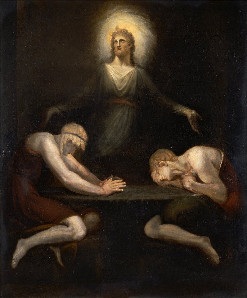 Henry Fuseli - Christ Disappearing at Emmaus - Google Art Project