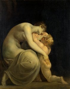 Henry Fuseli - Tekemessa and Eurysakes - Google Art Project. Free illustration for personal and commercial use.