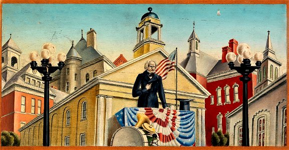 Henry Clay Making a Speech (mural study, Portsmouth, Ohio post office) SAAM-1974.28.368 1