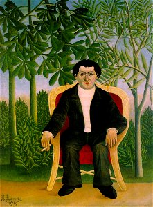 Henri Rousseau - Portrait of Joseph Brummer. Free illustration for personal and commercial use.