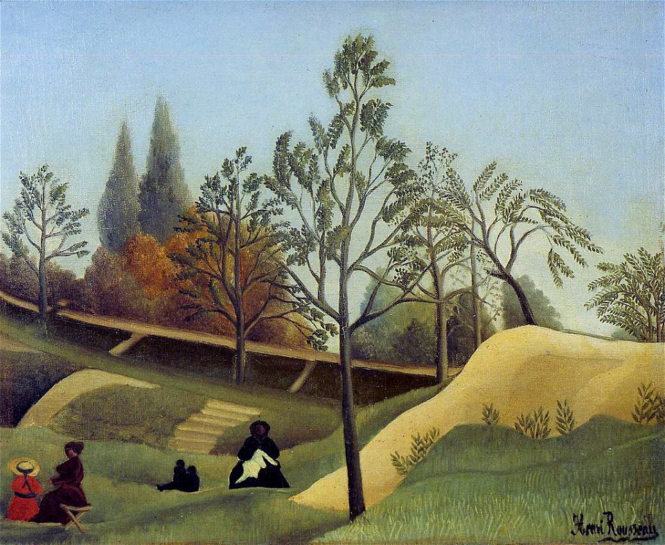 Henri Rousseau - Vue des fortifications