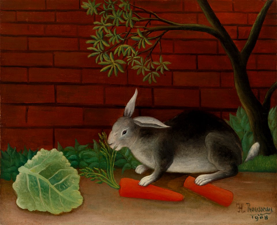 Henri Rousseau - The Rabbit's Meal (Le Repas du lapin) - BF578 - Barnes Foundation