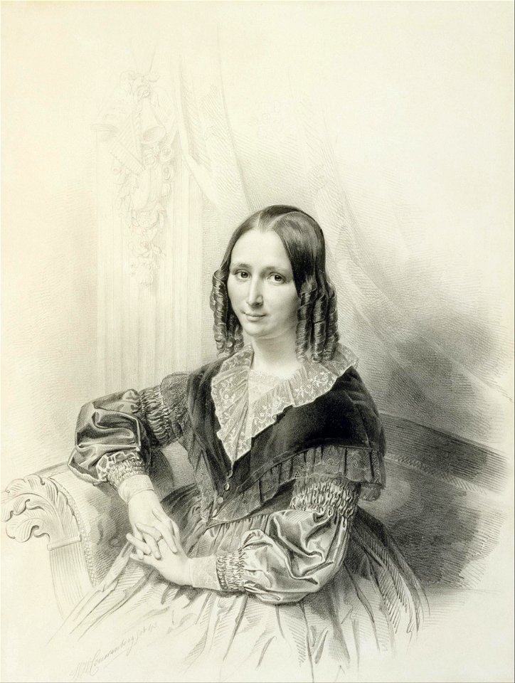 Henricus Wilhelmus Couwenberg - Portrait of Suzanne Herckenrath - Google Art Project