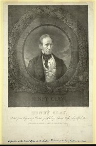 Henry Clay Copied from a daguerreotype portrait by Anthony, Edwards & Co. taken April 1844 - - on stone by F. Davignon ; lith. of Endicott. LCCN2009633655