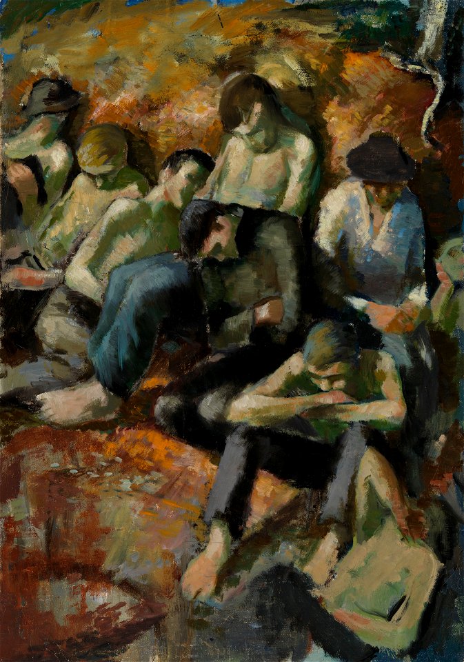 Henry Ericsson - Prison Camp - A IV 3316 - Finnish National Gallery