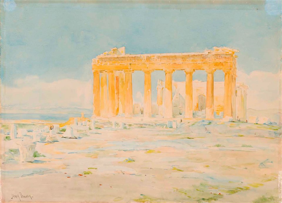Henry Bacon - The Parthenon, East Facade - 1927.5.2 - Smithsonian American Art Museum
