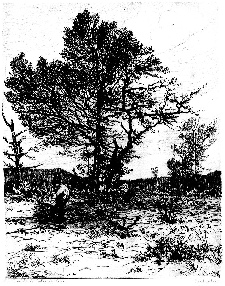 Henriet - Le paysagiste aux champs, 1876, Grav p. 272