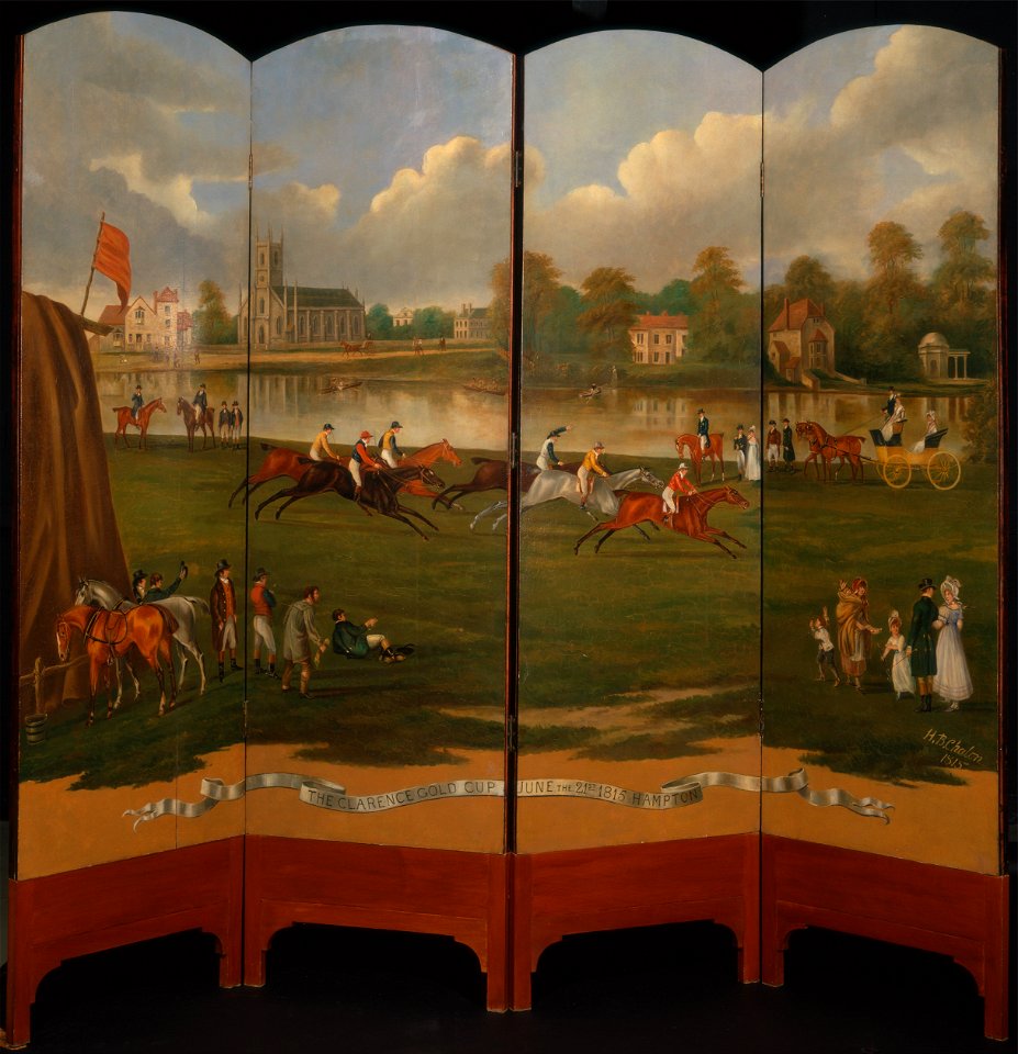 Henry Bernard Chalon - The Clarence Gold Cup at Hampton - Google Art Project