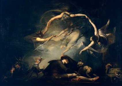 Henry Fuseli (1741-1825) - The Shepherd's Dream, from 'Paradise Lost' - T00876 - Tate