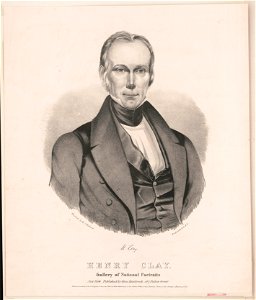 Henry Clay - lithog. & published by Endicott & Swett, N. York ; from the original picture by W.J. Hubard. LCCN2009633654