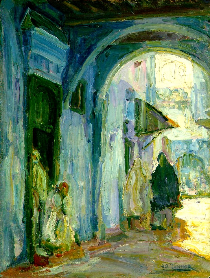 Henry Ossawa Tanner - Street in Tangier - 1983.95.209 - Smithsonian American Art Museum