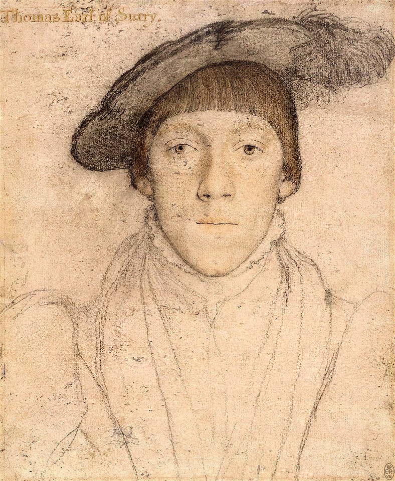 Henry Howard, Earl of Surrey (2) by Hans Holbein the Younger