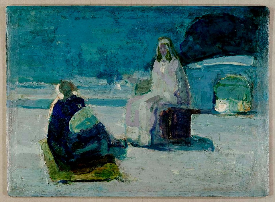 Henry Ossawa Tanner - Study for Jesus and Nicodemus