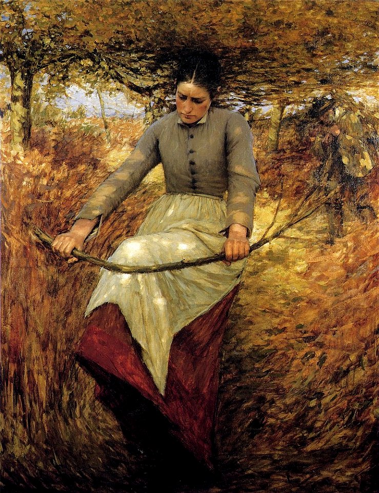Henry Herbert La Thangue - An Autumn Morning