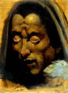 Henry Fuseli - Head of a Damned Soul from Dante's Inferno, (verso) - 1992.1531 - Art Institute of Chicago