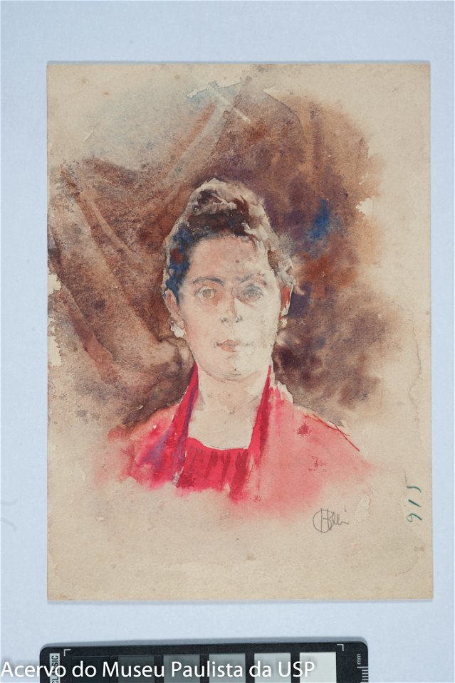 Henrique Bernardelli - Retrato (Figura humana 1), Acervo do Museu Paulista da USP
