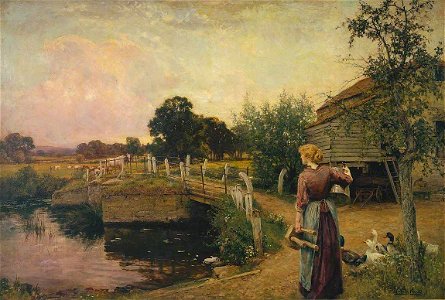 Henry John Yeend King (1855-1924) - Milking Time - N01673 - National Gallery