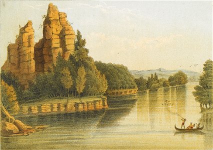 Henry Lewis - The Indians look-out
