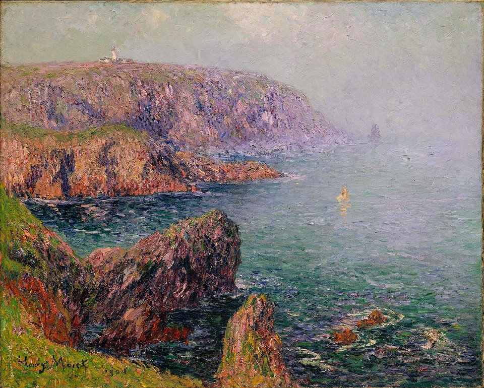 Henry Moret - Cliffs at Ouessant, Brittany - 19.1315 - Museum of Fine Arts
