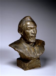 Henry Ossawa Tanner - Bust of Benjamin Tucker Tanner - Walters 2833 - Three Quarter