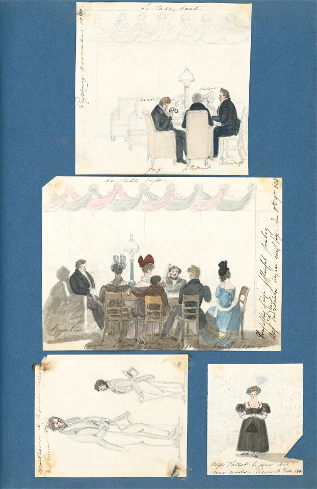 Henriette Odescalchi - Knieža Metternich na návšteve rodiny Zichy Ferraris v Prešporku. Scény zo života rodiny - K 6232-63 - Slovak National Gallery