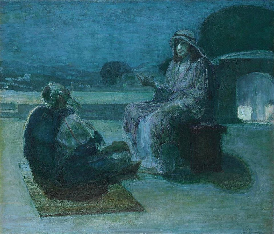 Henry Ossawa Tanner - Nicodemus coming to Christ