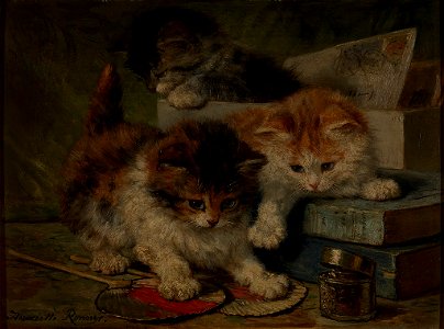 Henriette Ronner - Infatigables - 29.109 - Rhode Island School of Design Museum