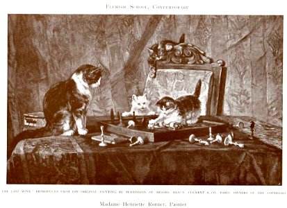 Henriette Ronner-Knip - The Last Move