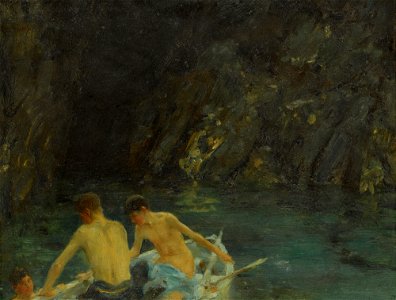 Henry Scott Tuke - The cavern