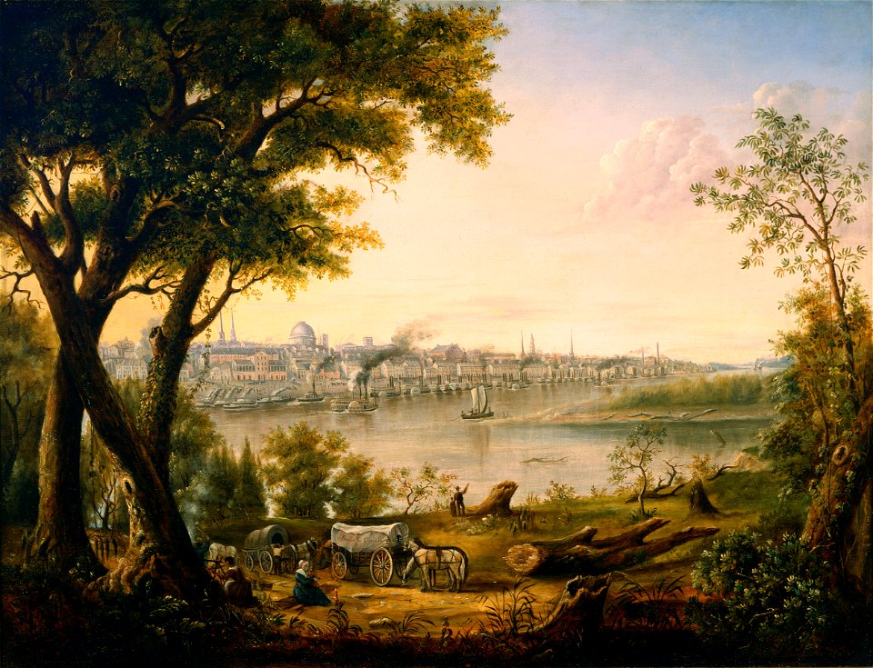 Henry Lewis - Saint Louis in 1846 - 170-1955 - Saint Louis Art Museum