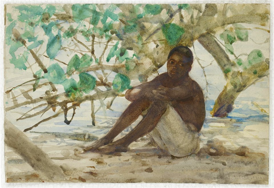 Henry Scott Tuke - A West Indian boy