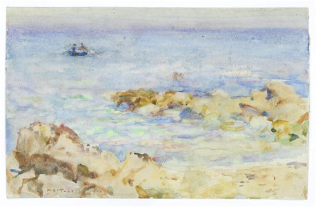 Henry Scott Tuke - Rowing off the coast