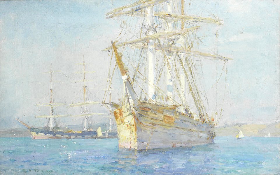 Henry Scott Tuke - Off Falmouth