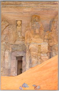 Henry Roderick Newman (American, 1833-1918) - Abu Simbel - 2018.72 - Cleveland Museum of Art