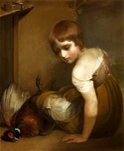Henry Thomson (1773-1843) - A Girl Deploring the Death of a Pheasant - 732260 - National Trust