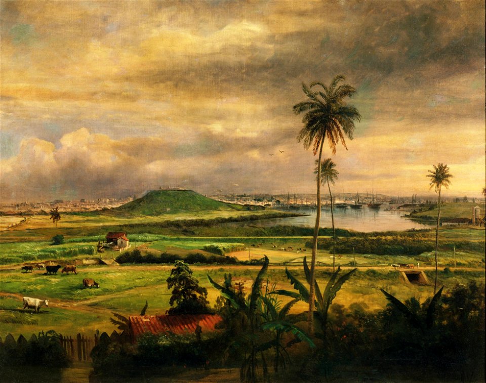 Henry Cleenewerck - View of Santiago de Cuba - y1983-32 - Princeton University Art Museum