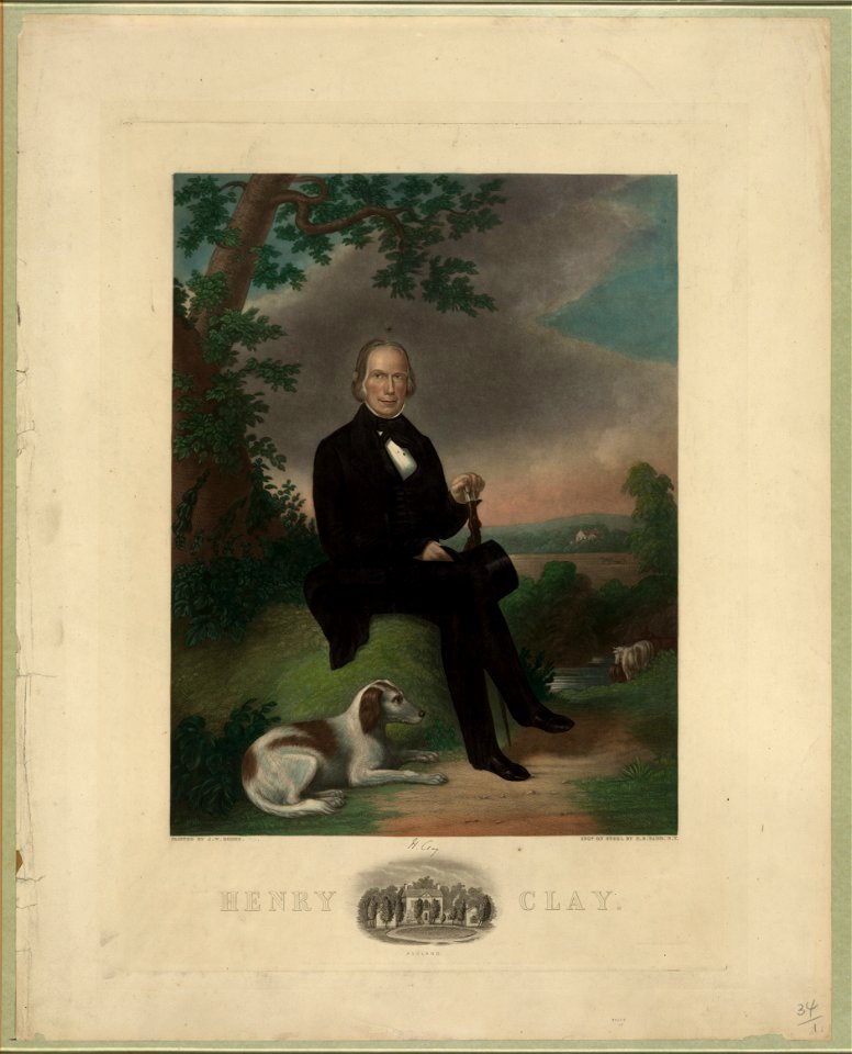 Henry Clay - painted by J.W. Dodge 1843 ; engd. on steel by H.S. Sadd, N.Y. LCCN2006676689