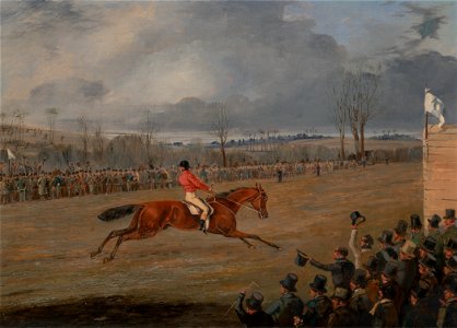 Henry Thomas Alken - Scenes from a Seeplechase- The Winner - Google Art Project